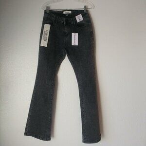 Bamboo women's size 9/10 black wash bootcut jeans